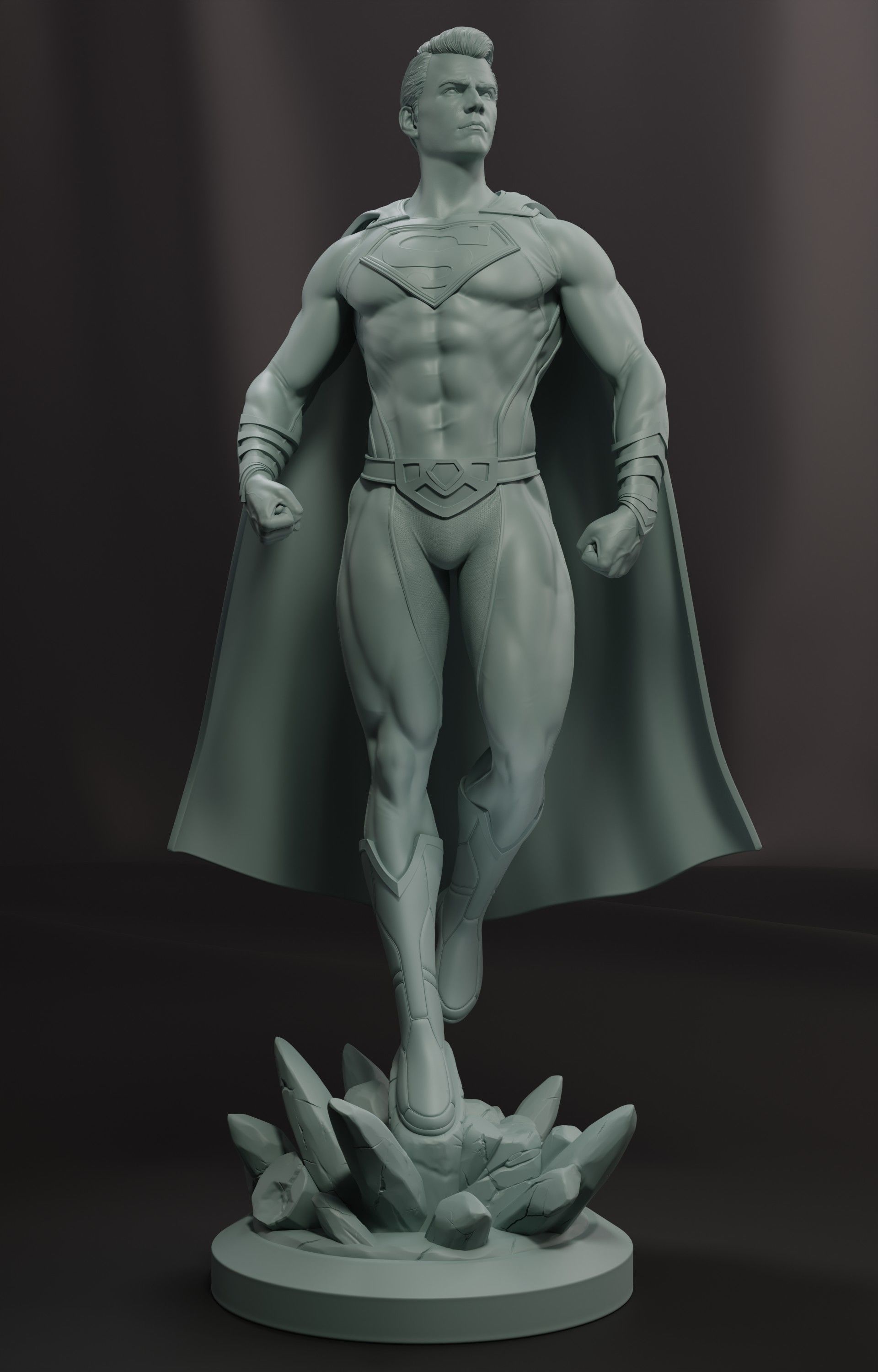 Superman Man Of Steel 3D print model_1