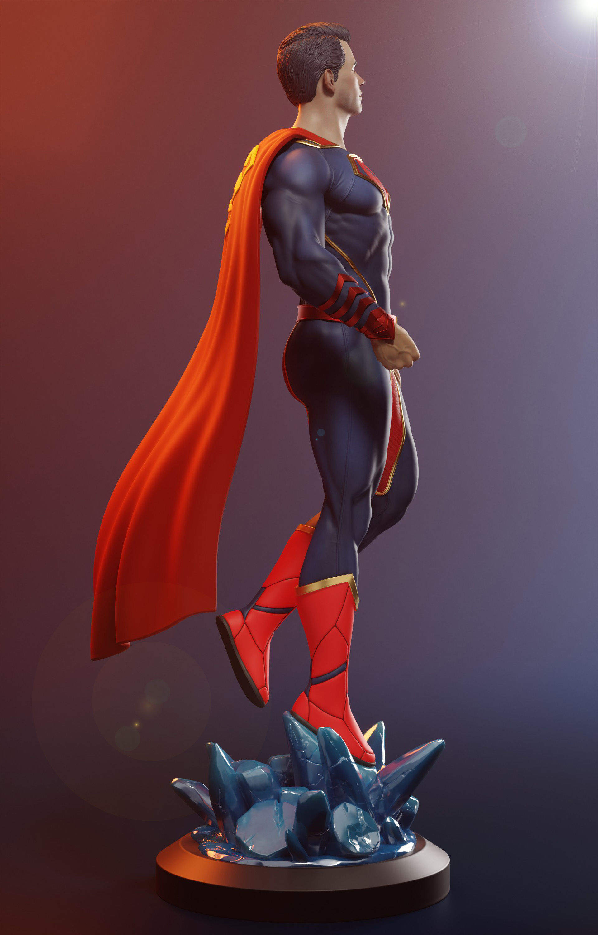 Superman Man Of Steel 3D print model_15