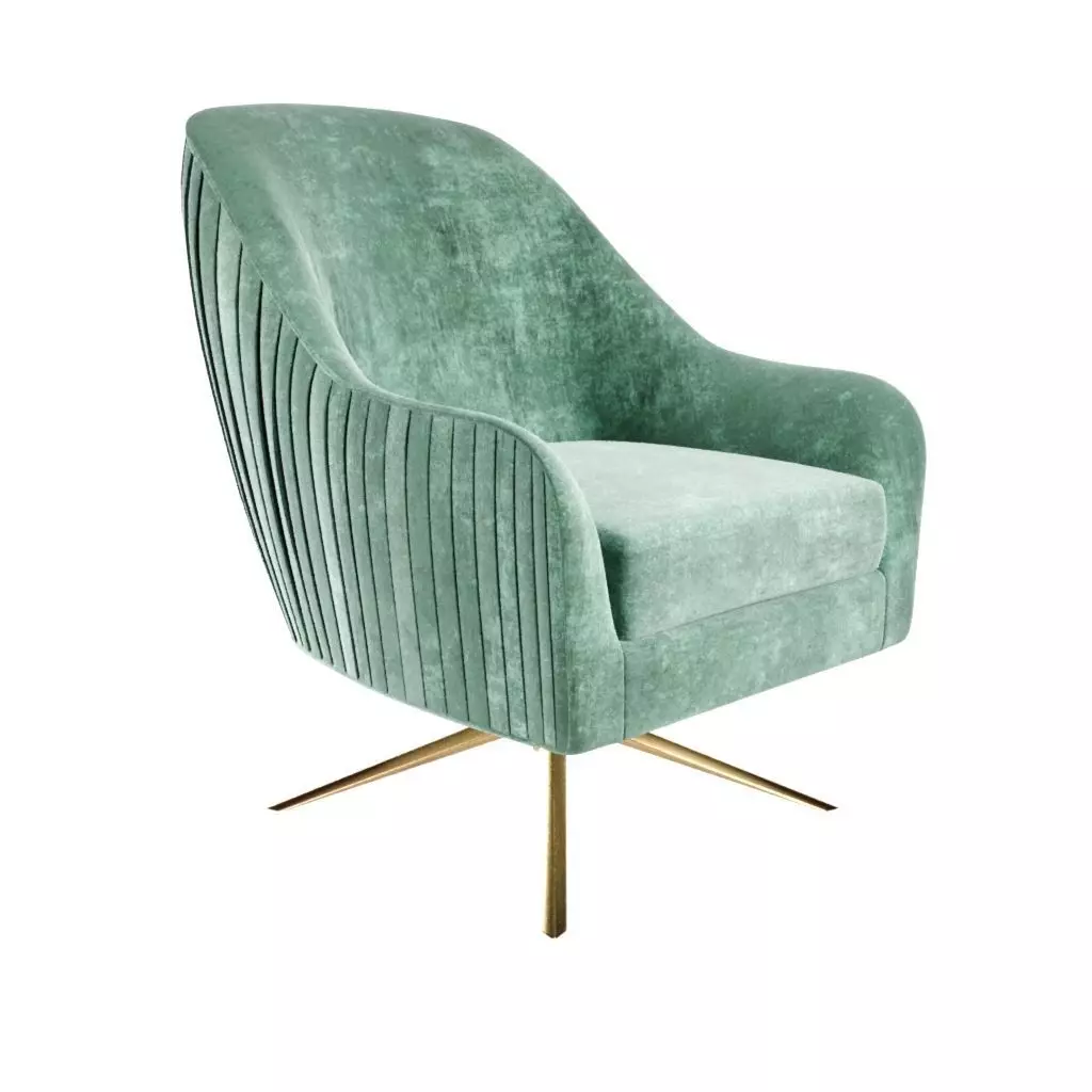 Elle Decor - Jolie Swivel Armchair 3D model