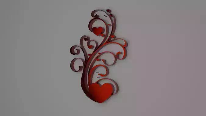 Decorative hearts