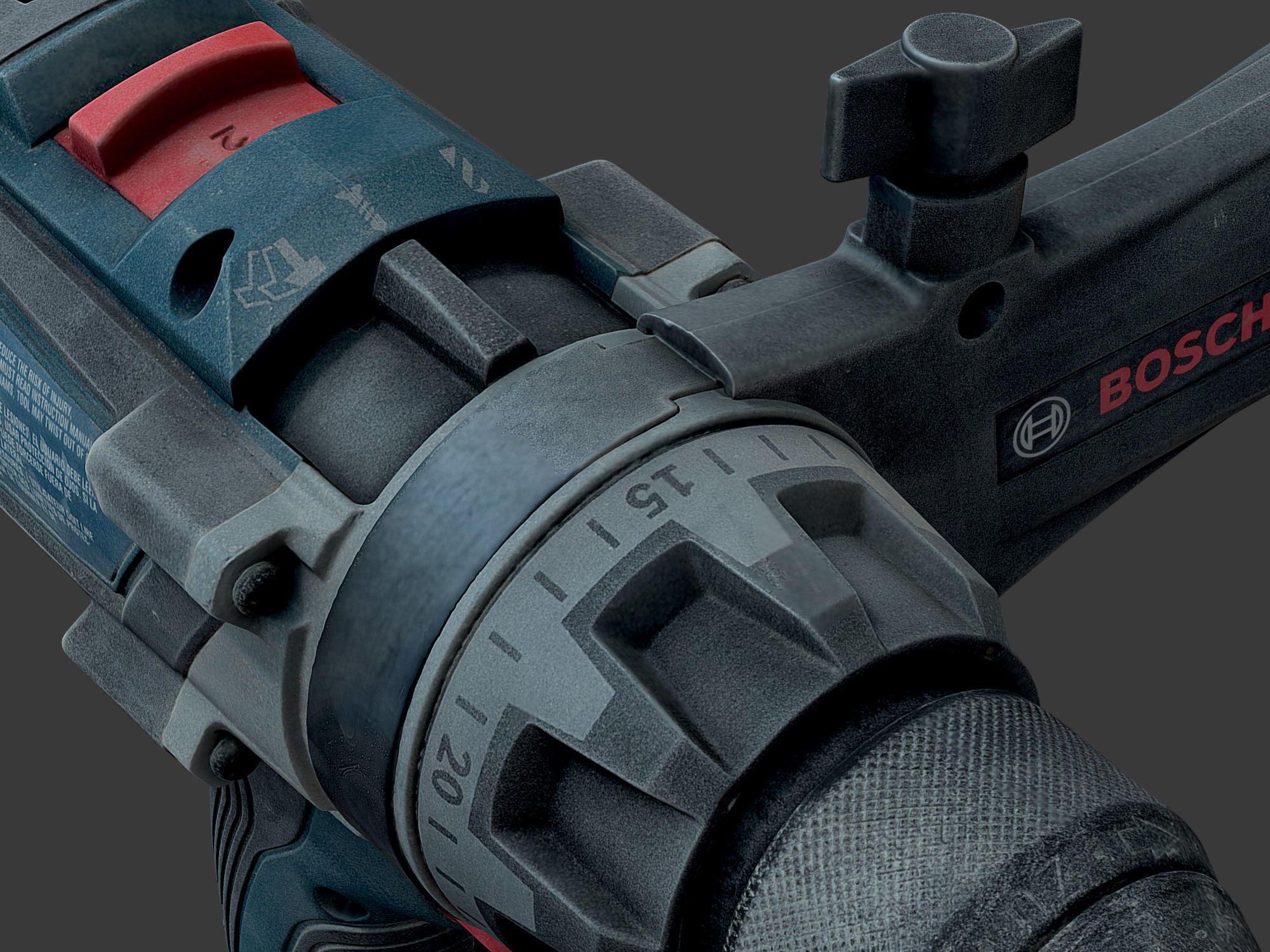Bosch GSB 18V Drill Driver RAW Scan 3D model_13