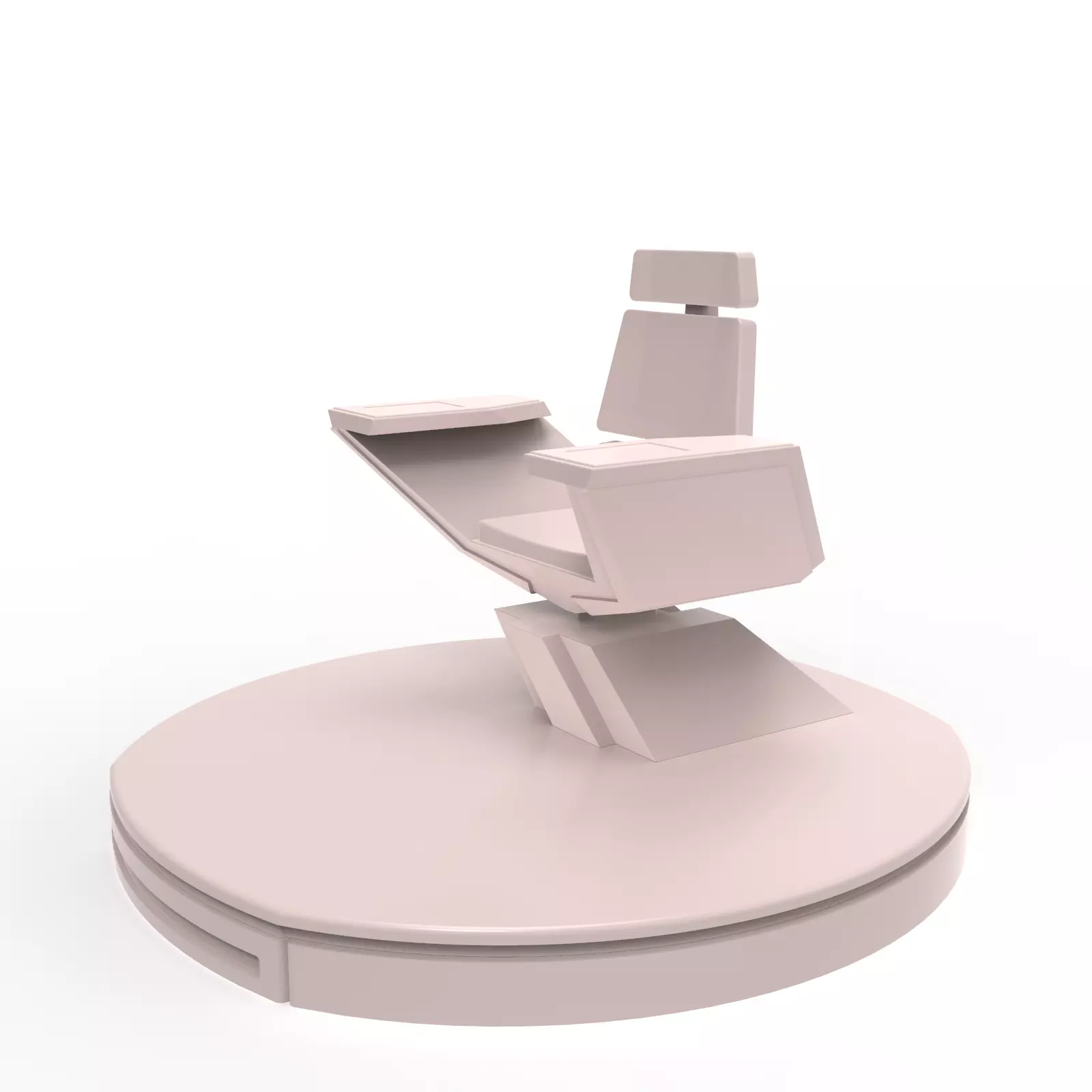 USS Discovery Captain Chair Free 3D print model_0