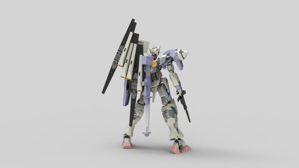 Gundam 00 Hyper Spirit 3D model_7