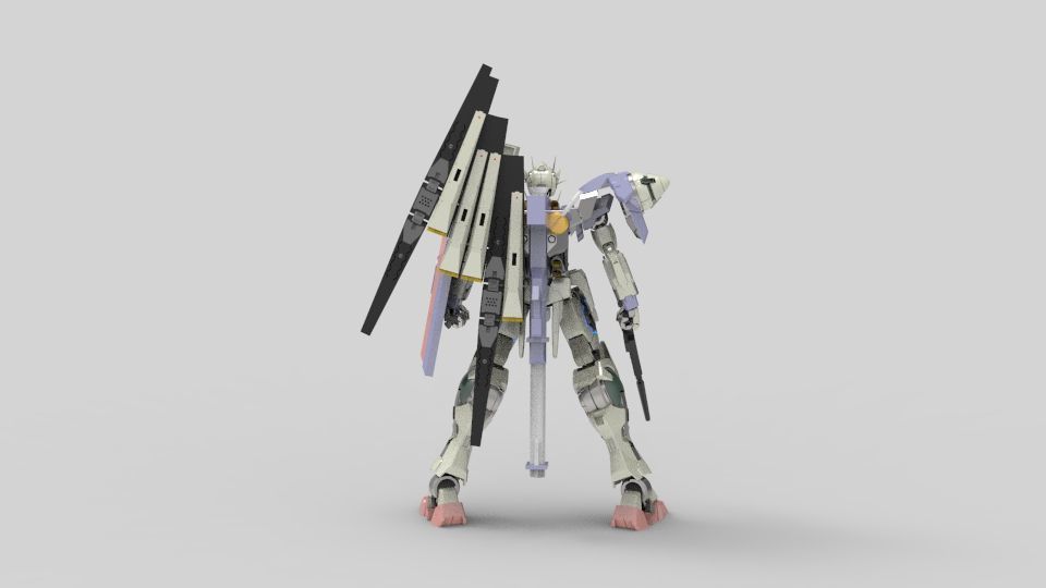 Gundam 00 Hyper Spirit 3D model_6