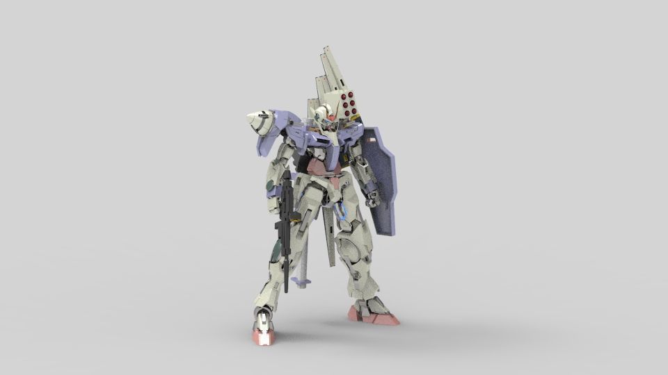 Gundam 00 Hyper Spirit 3D model_12