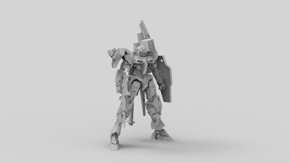 Gundam 00 Hyper Spirit 3D model_32