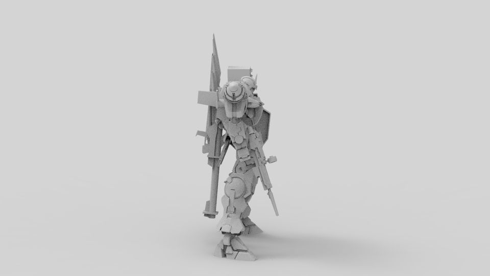 Gundam 00 Hyper Spirit 3D model_31