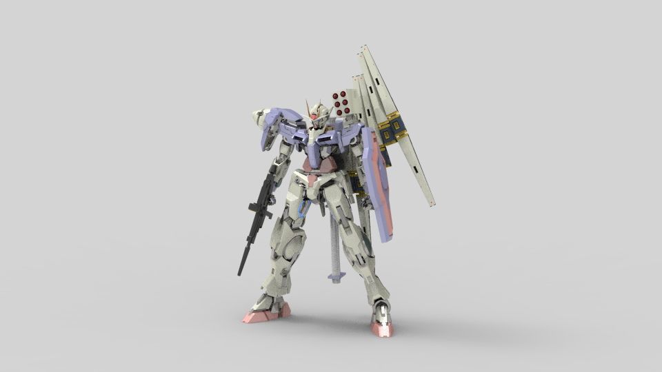 Gundam 00 Hyper Spirit 3D model_16