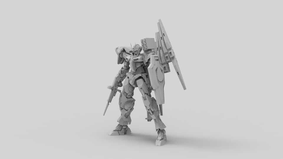 Gundam 00 Hyper Spirit 3D model_37