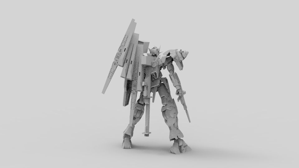 Gundam 00 Hyper Spirit 3D model_27