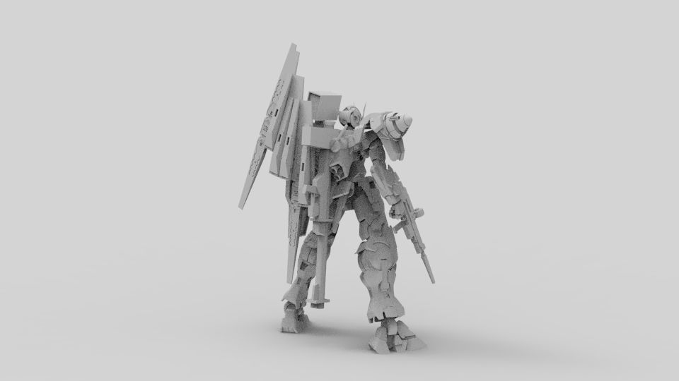 Gundam 00 Hyper Spirit 3D model_28