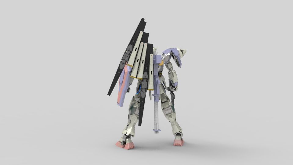 Gundam 00 Hyper Spirit 3D model_5