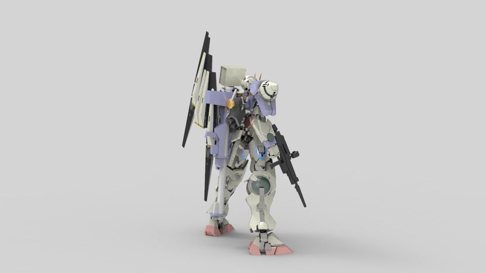 Gundam 00 Hyper Spirit 3D model_9