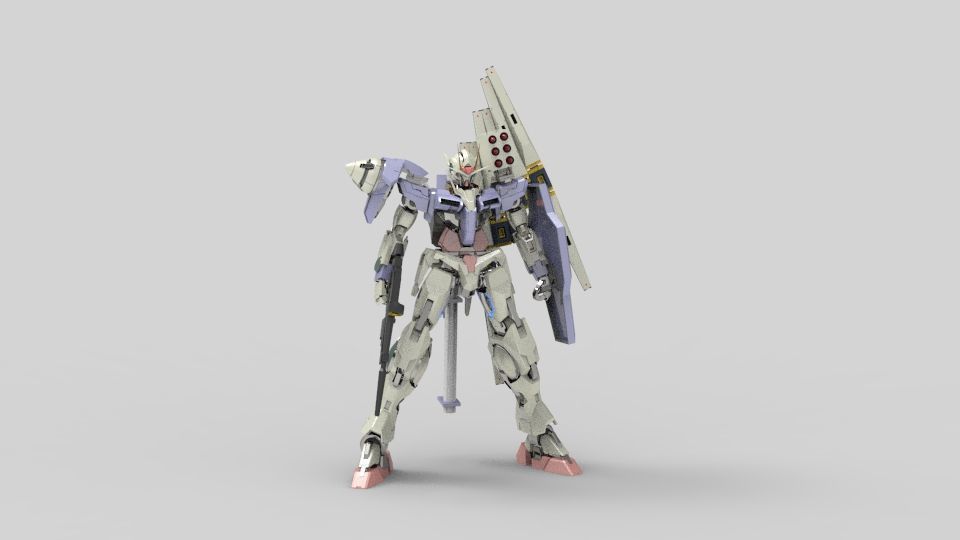 Gundam 00 Hyper Spirit 3D model_14