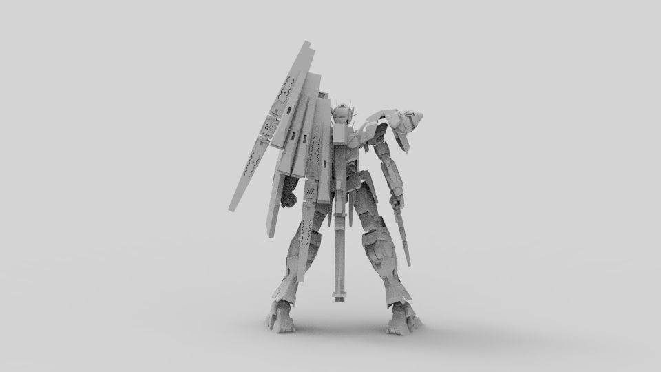 Gundam 00 Hyper Spirit 3D model_26