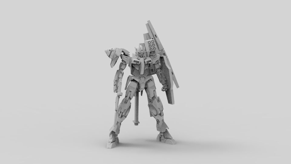 Gundam 00 Hyper Spirit 3D model_34