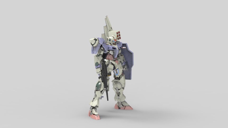 Gundam 00 Hyper Spirit 3D model_1