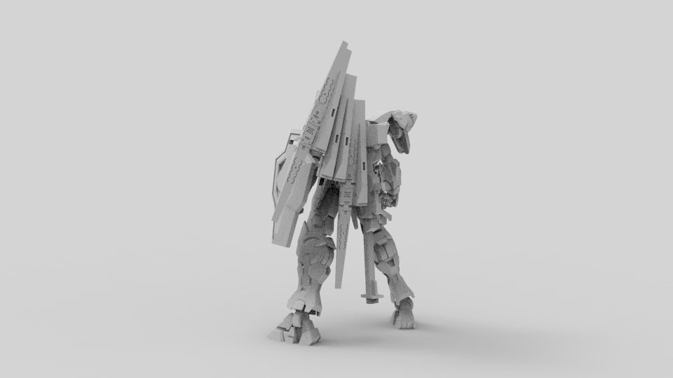 Gundam 00 Hyper Spirit 3D model_24