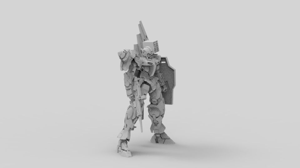Gundam 00 Hyper Spirit 3D model_21