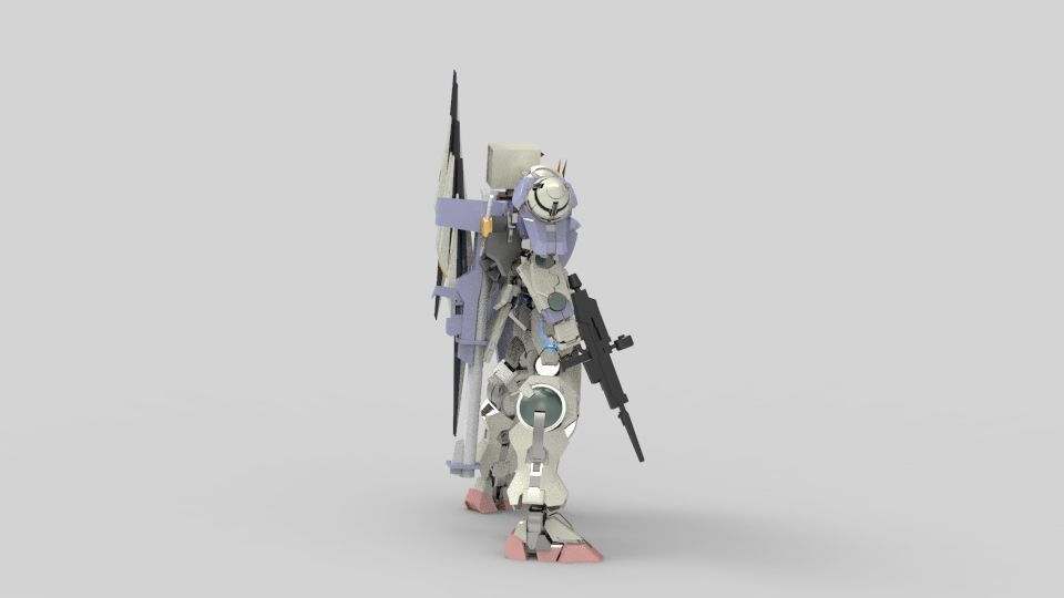 Gundam 00 Hyper Spirit 3D model_10