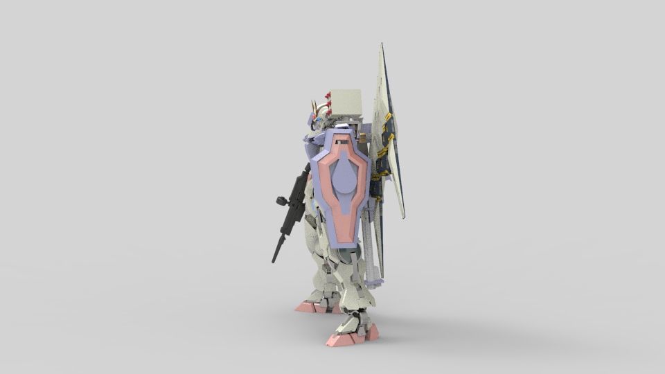 Gundam 00 Hyper Spirit 3D model_19