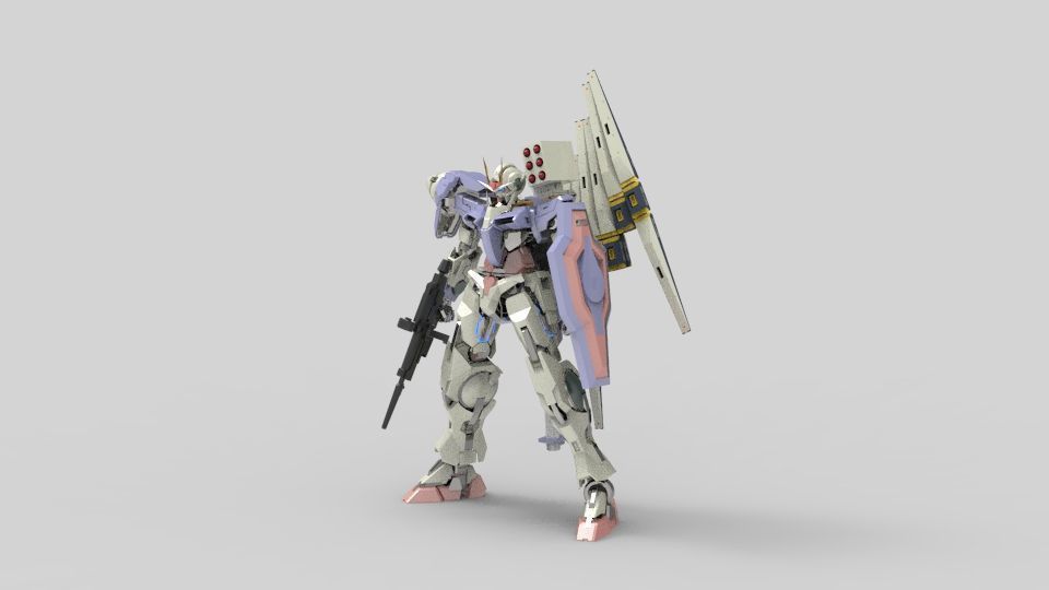 Gundam 00 Hyper Spirit 3D model_17