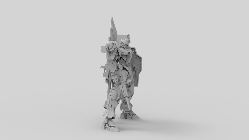 Gundam 00 Hyper Spirit 3D model_33