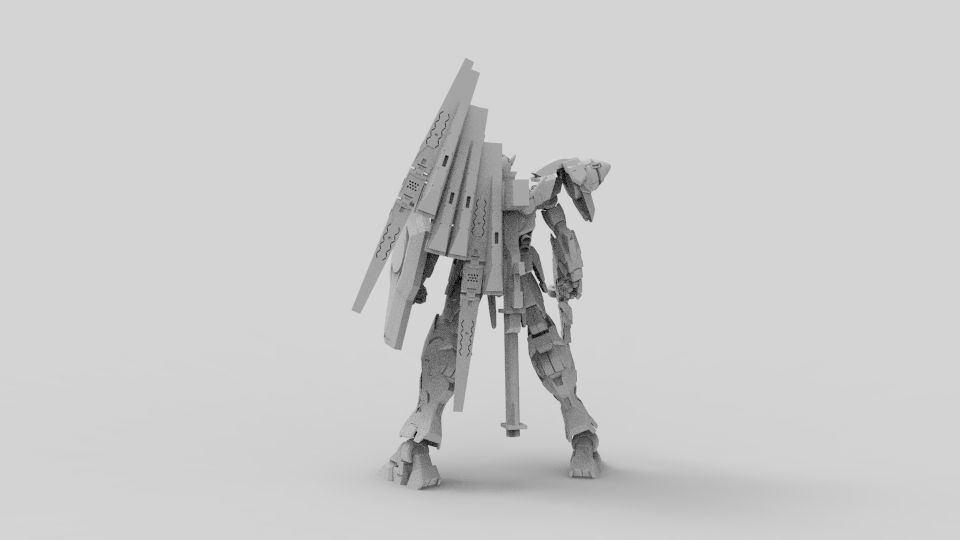 Gundam 00 Hyper Spirit 3D model_25
