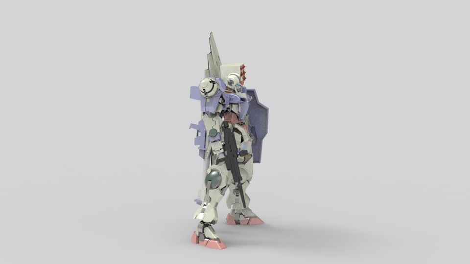 Gundam 00 Hyper Spirit 3D model_13