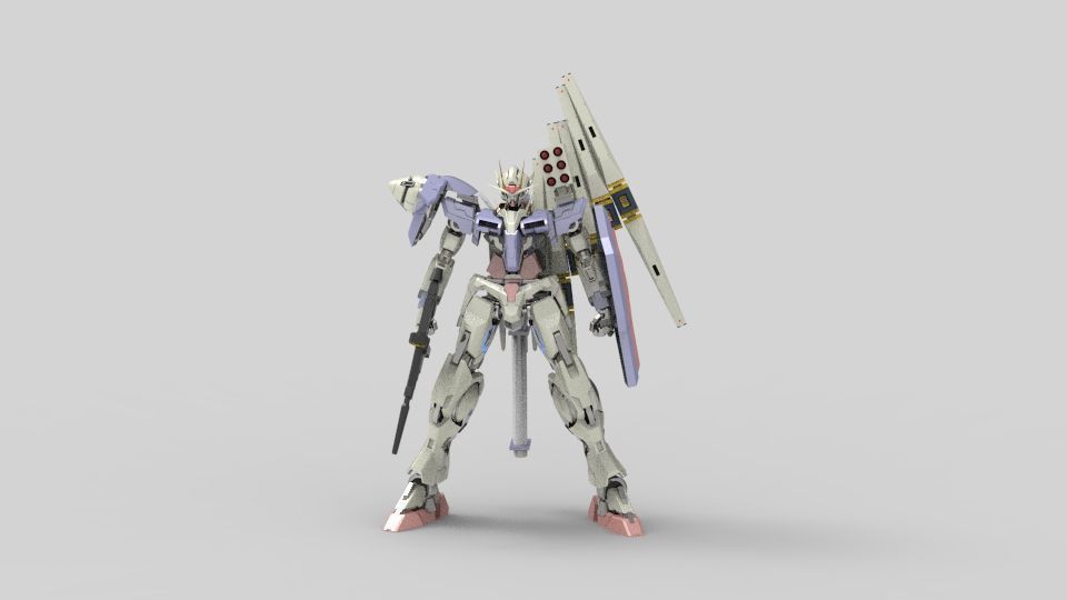 Gundam 00 Hyper Spirit 3D model_15