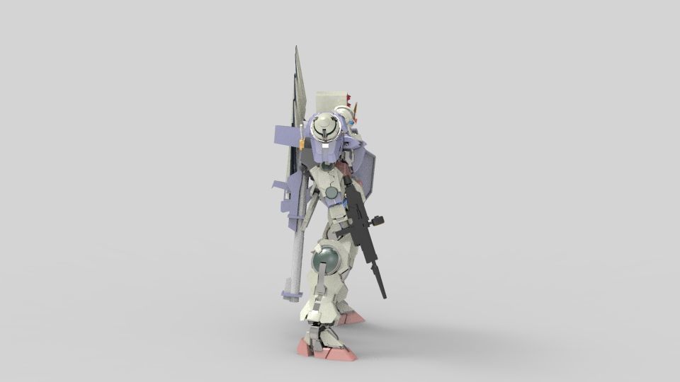 Gundam 00 Hyper Spirit 3D model_11