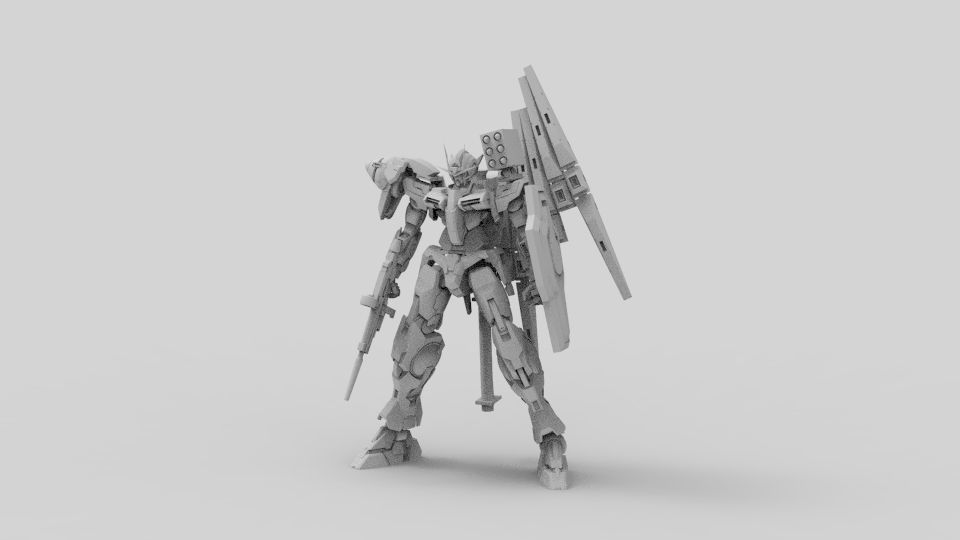 Gundam 00 Hyper Spirit 3D model_36