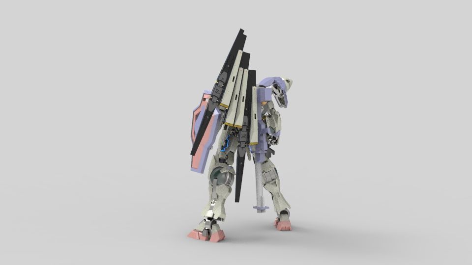 Gundam 00 Hyper Spirit 3D model_4