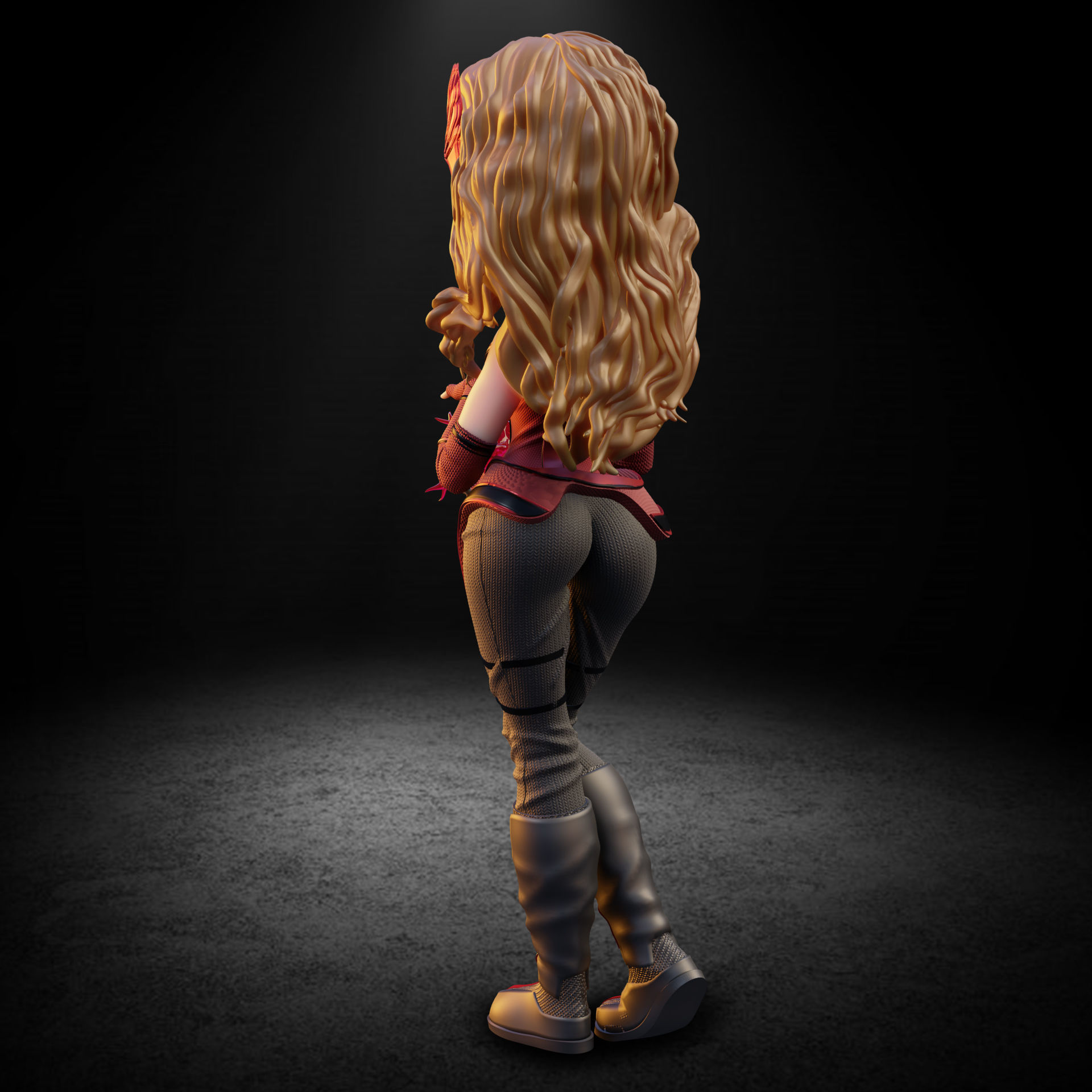 Wanda Maximoff 3D print model_4