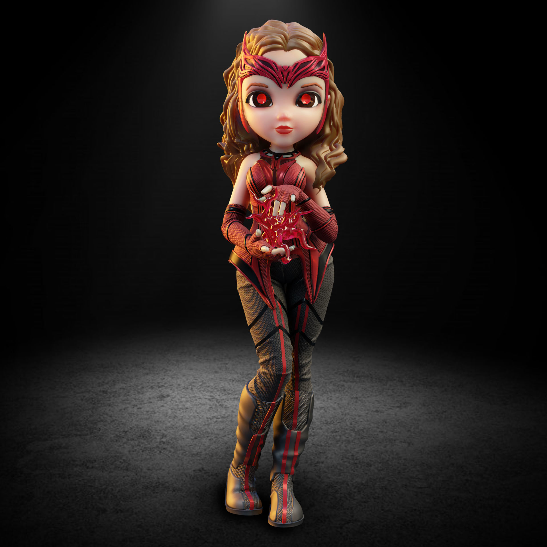 Wanda Maximoff 3D print model_2