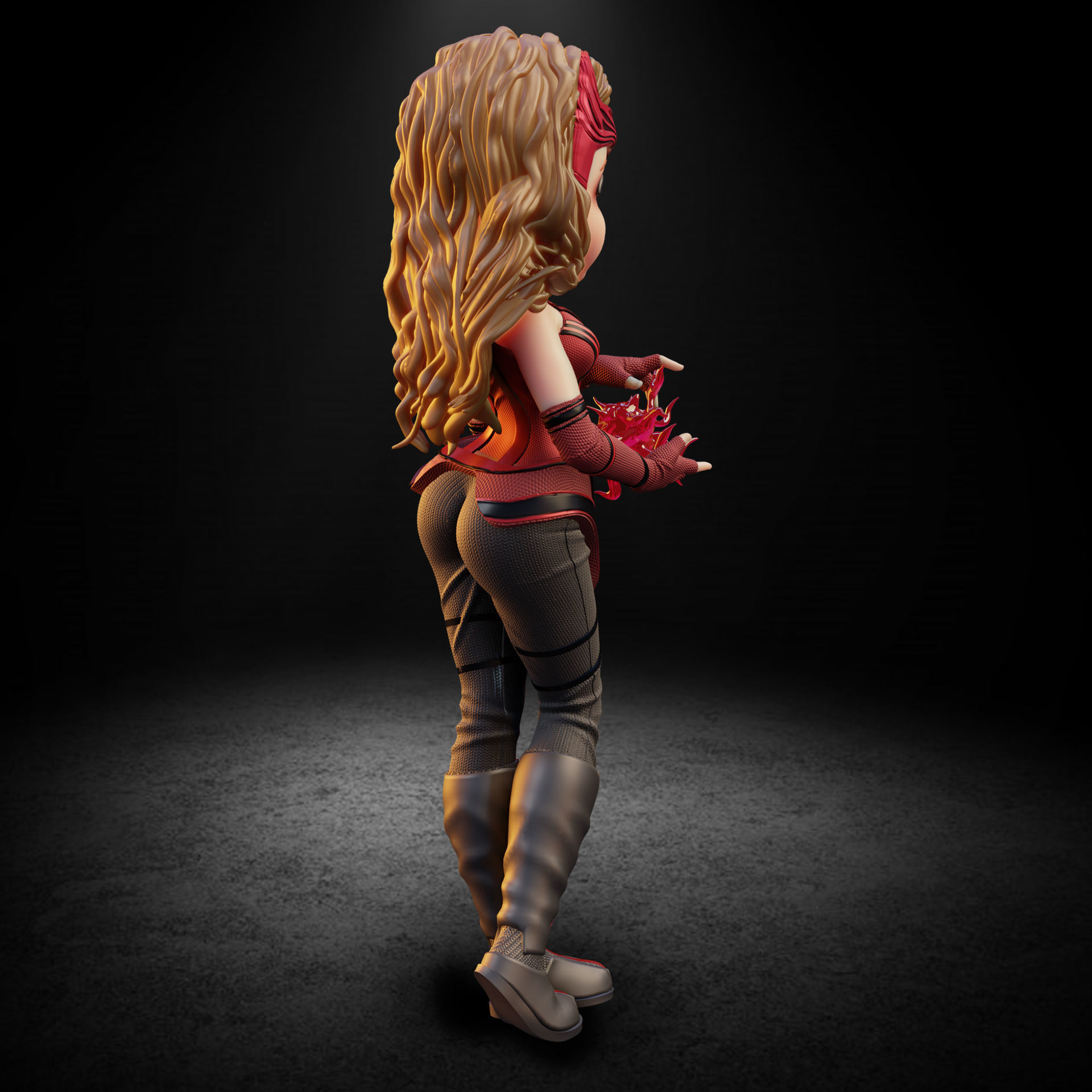 Wanda Maximoff 3D print model_3
