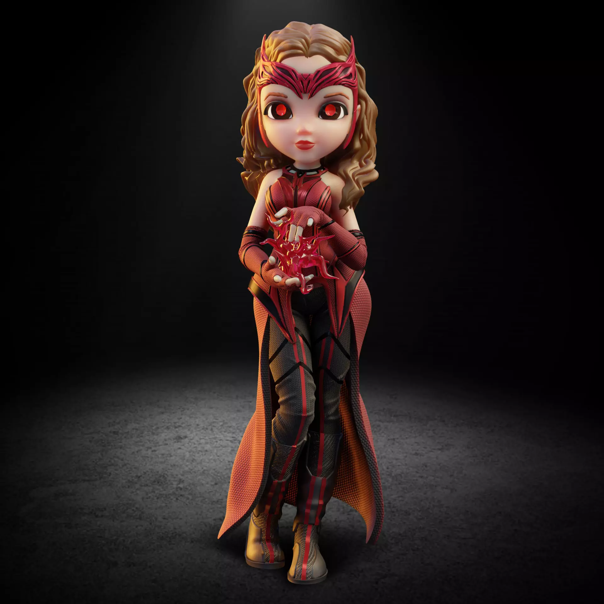 Wanda Maximoff 3D print model_0