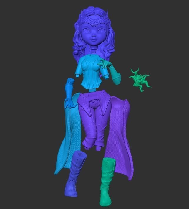 Wanda Maximoff 3D print model_5
