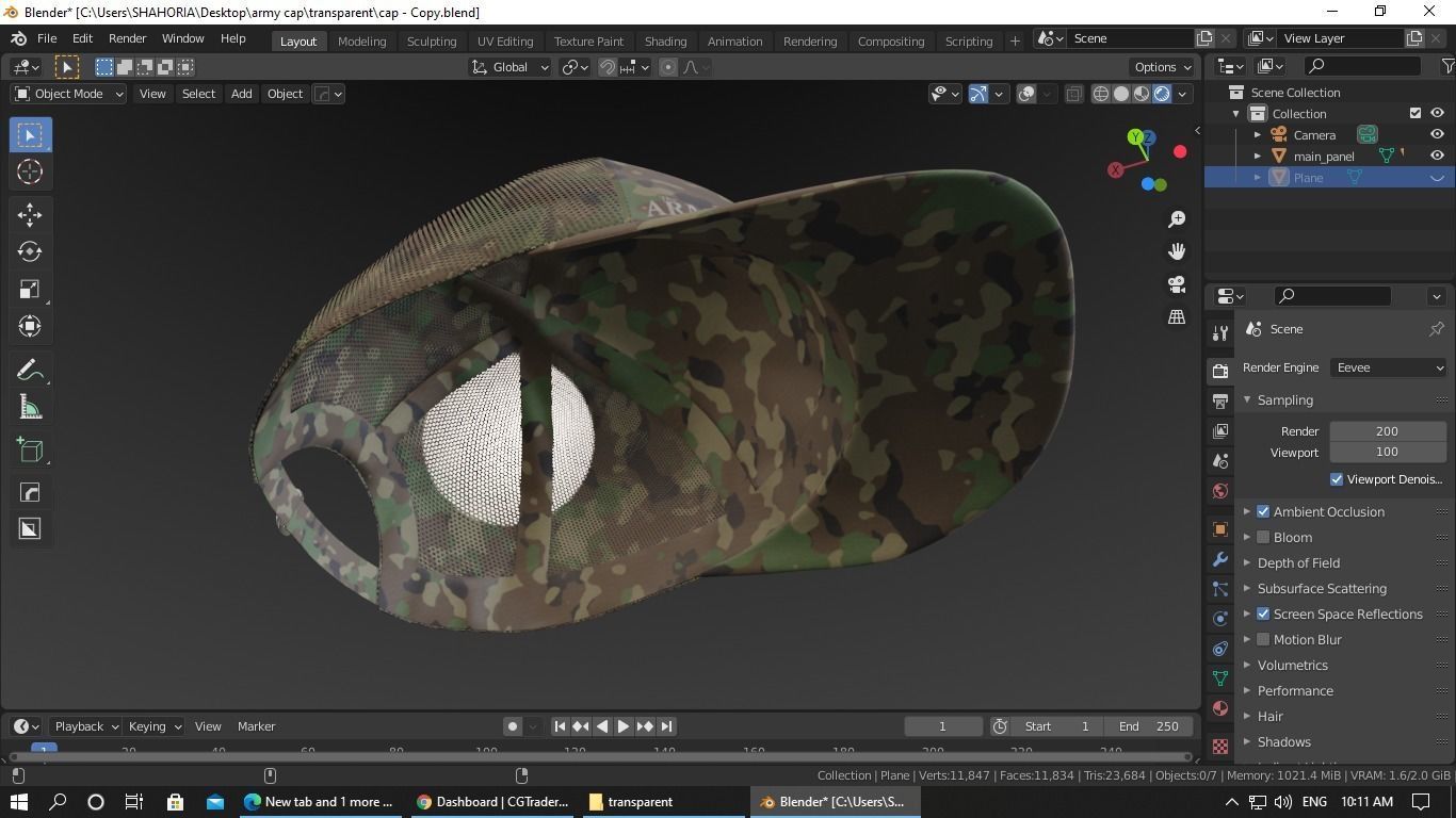 Cap-Hat 3D model_28
