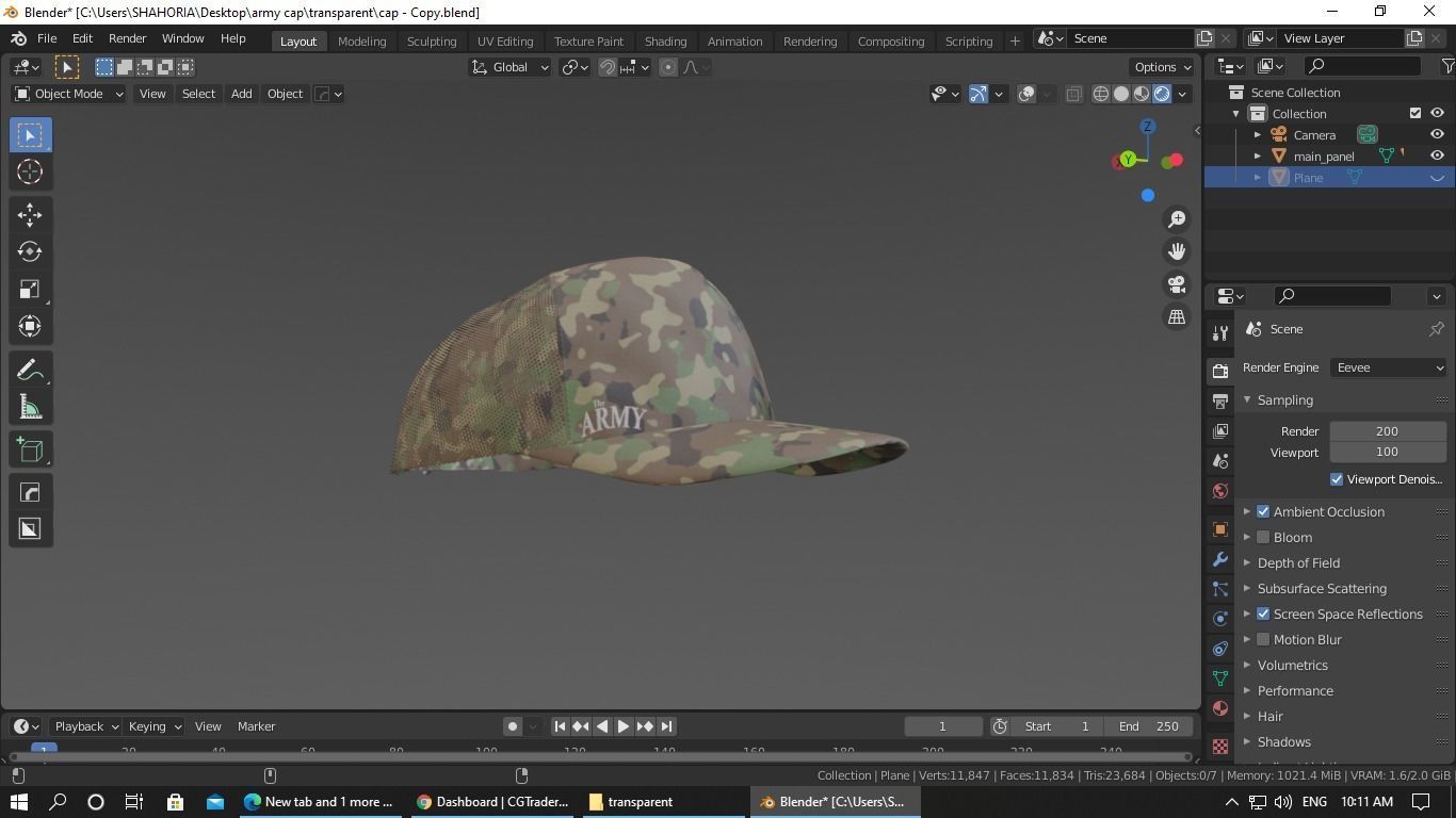 Cap-Hat 3D model_29