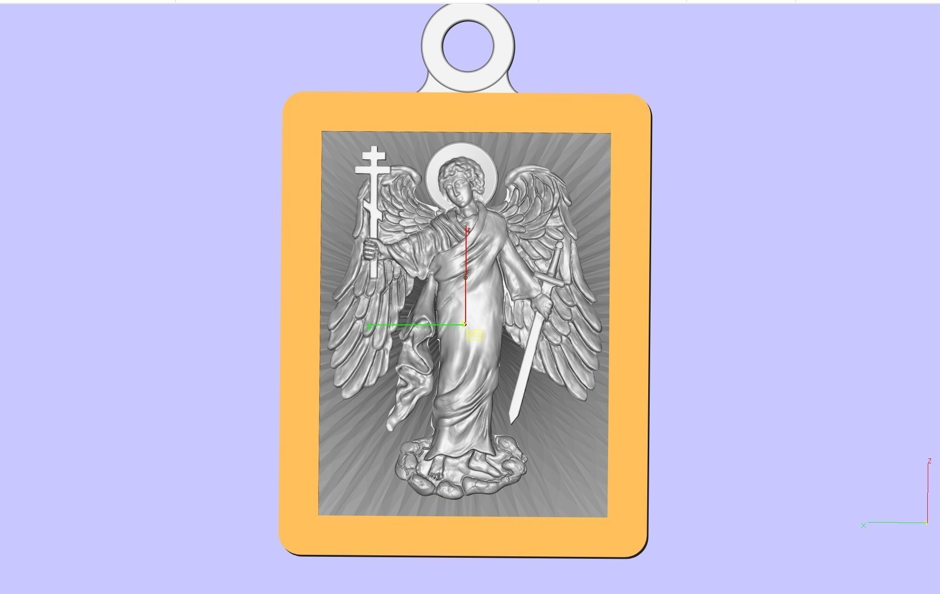 Exclusive Pendant ST Nicholas  3D print model_5
