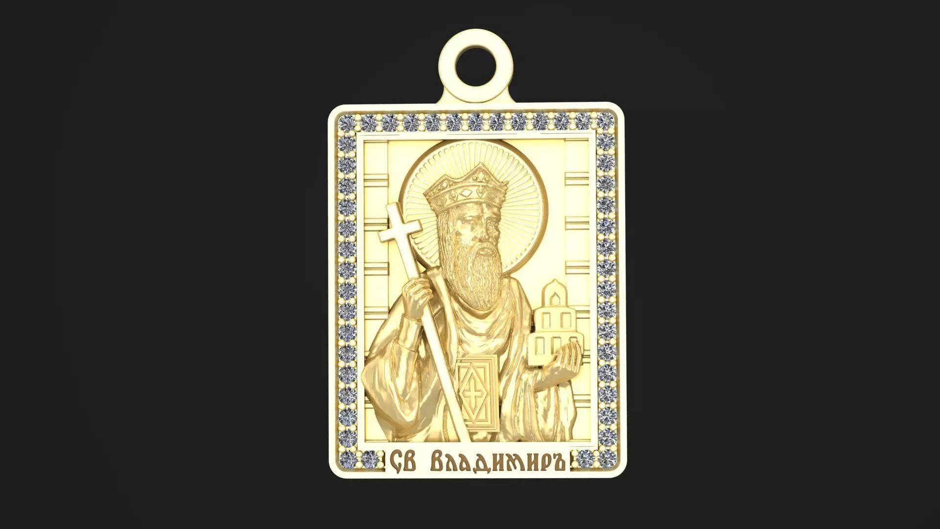 Exclusive Pendant ST Nicholas  3D print model_0