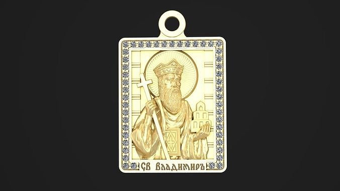 Exclusive Pendant ST Nicholas  3D print model