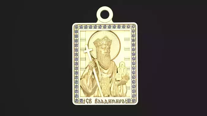 Exclusive Pendant ST Nicholas  3D print model