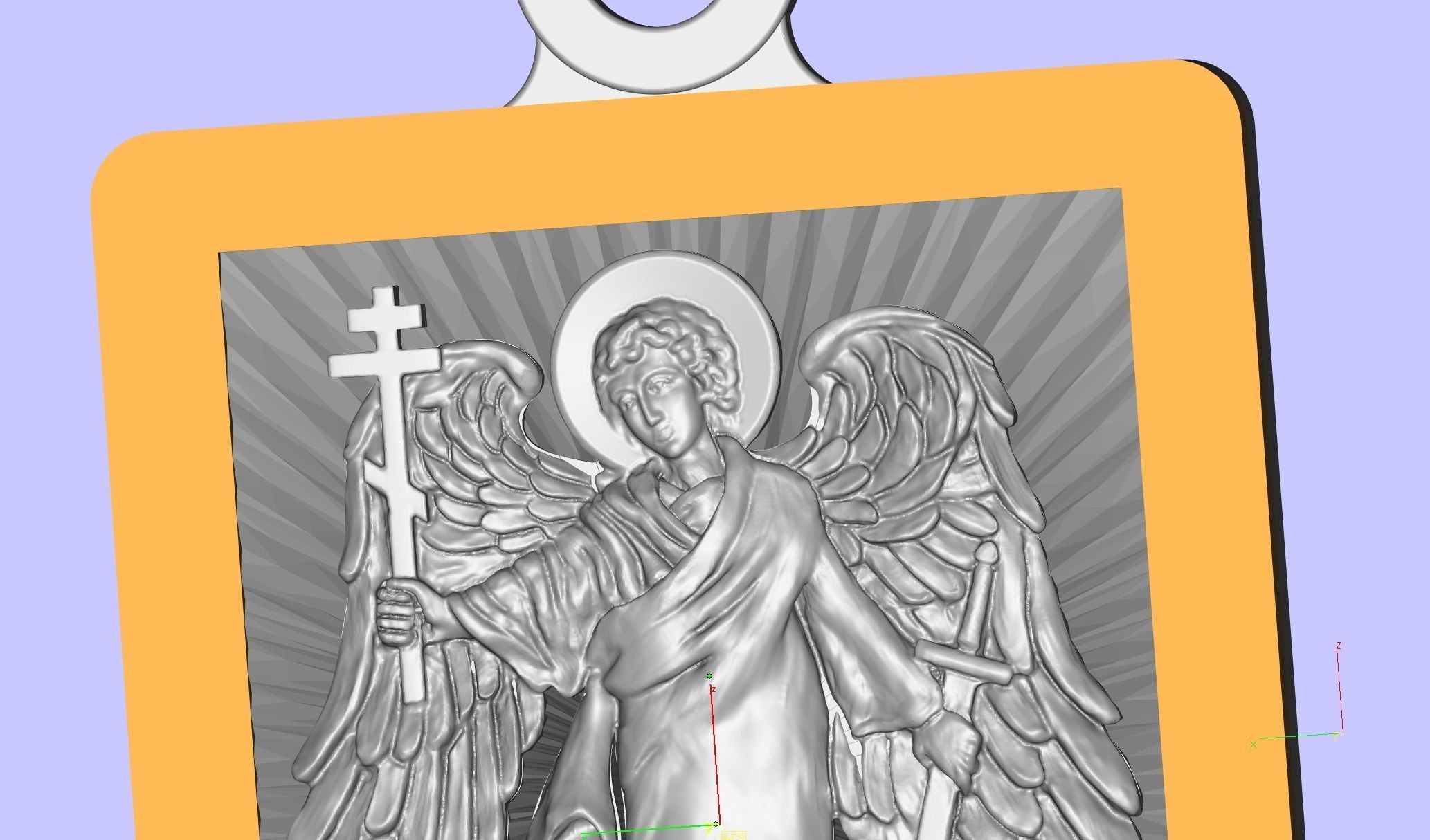 Exclusive Pendant ST Nicholas  3D print model_4