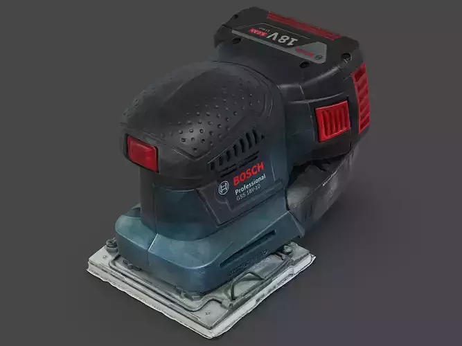 Bosch GSS Cordless Orbital Sander RAW Scan 3D model