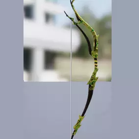 Asymetric Bow Low-poly 3D model_0