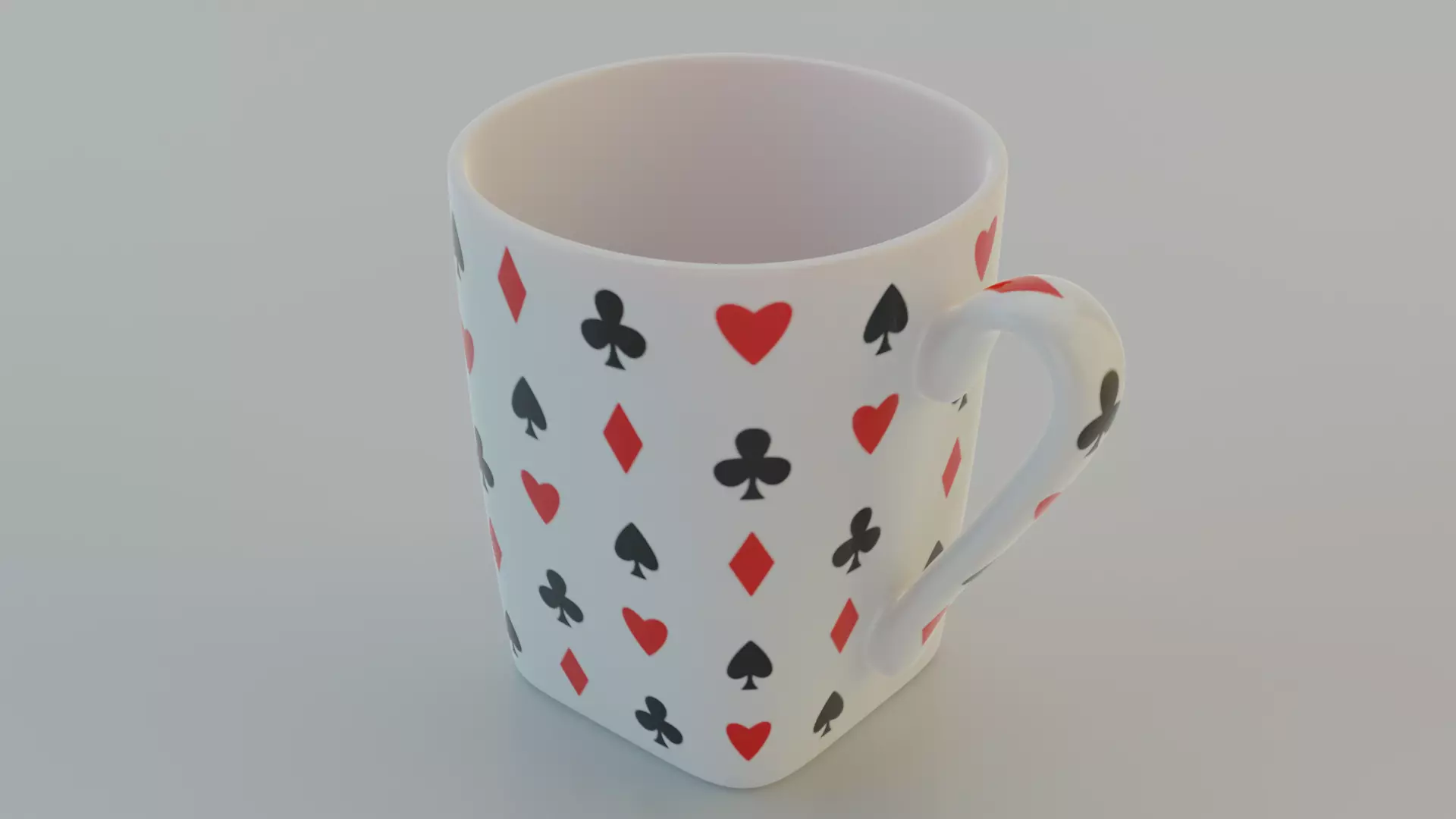 Cup with a pattern 3D model_0