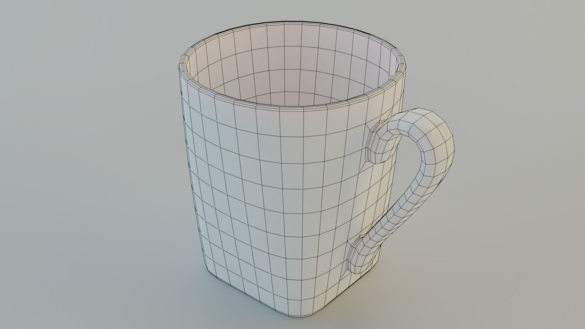 Cup with a pattern 3D model_11