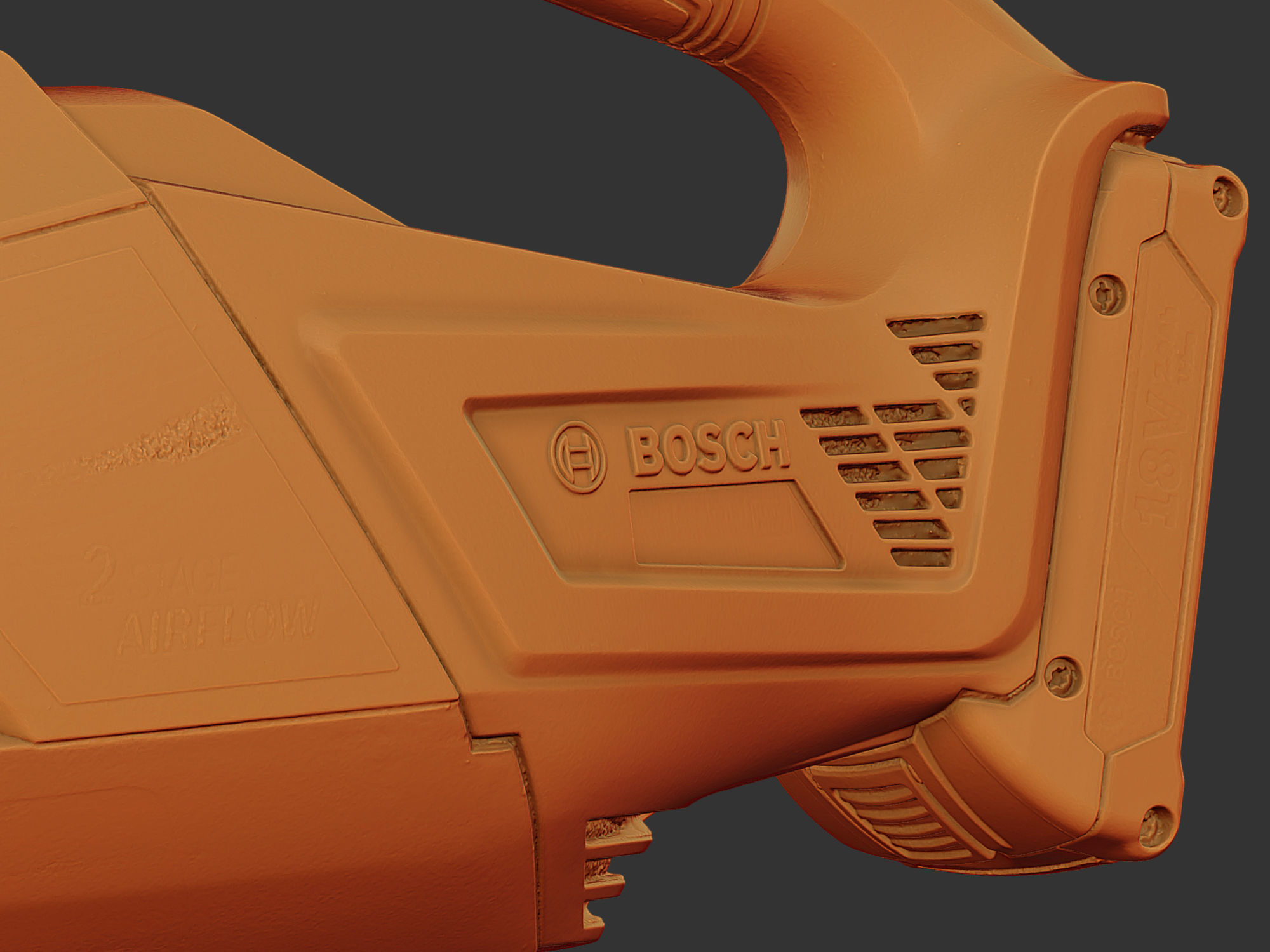 Bosch GAS 18V-1 Handheld Vacuum Cleaner RAW Scan 3D model_12